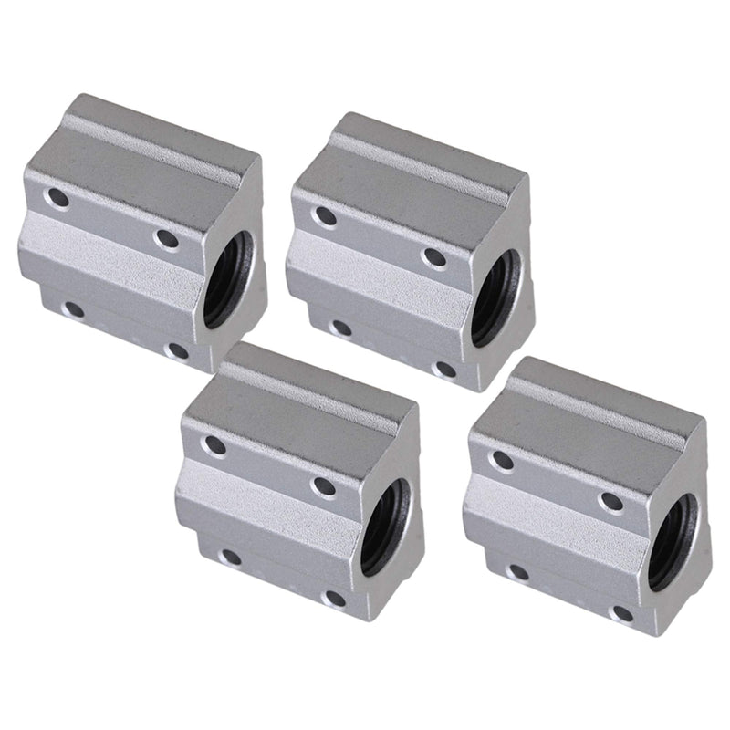 BQLZR SC8UU Linear Motion Ball Bearing CNC Slide Bushing 34.5mm Length Pack of 4 SCS8UU