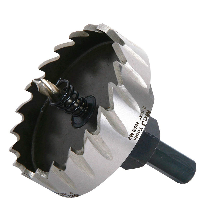 McJ Tools 2-3/4 Inch HSS M2 Drill Bit Hole Saw for Metal, Steel, Iron, Alloy, Ideal for Electricians, Plumbers, DIYs, Metal Professionals