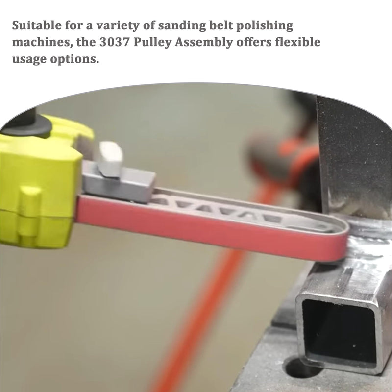 3037pas Pneumatic Belt Sander Steel Bearing Fits For Astro Pneumatic Tool 3037 Pulley Assembly- 2Pcs