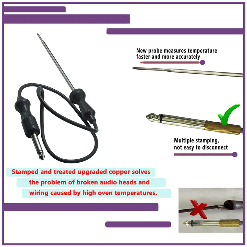 for Meat Probe 00492332 00755060 Oven Probe Compatible Wolf Oven Probe 492332 AP3775647 AP3194240