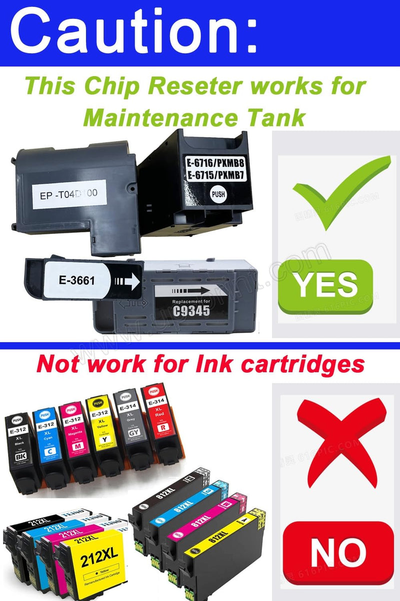 UPink SC23MB C13S210125 Waste Ink S210125 Maintenance Box chip Resetter for SC-F100 SC-F130 SC-F160 SC-F170 F100 F130 F160 F170 Printer