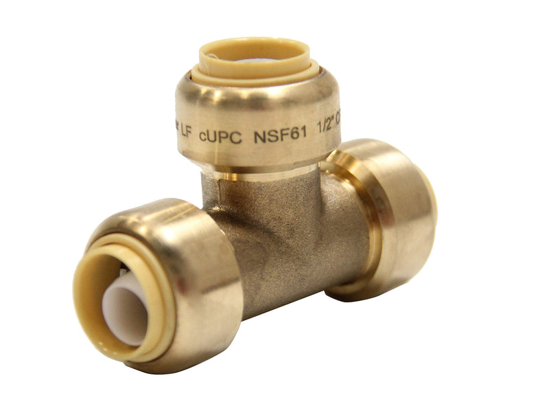 10PC EFIELD 1/2"Push Fit Fitting Bundles to Connect Pex, Copper, CPVC Combo of 10