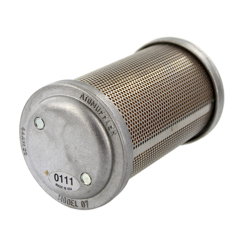 Aftermarket Alwitco M07 Atomuffler Air Exhaust Muffler | 3/4" NPT Male, 125 PSI | Replacement Part | for Compressed Air Equipment and Systems