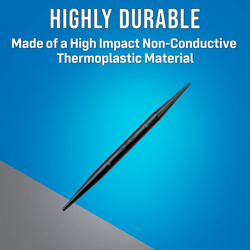 Jonard AT-3112/10 Plastic Double Ended Pencil Type Spudger, 5/16" Diameter x 6" Length (Pack of 10) Pointed & Slotted 6" (152 mm)
