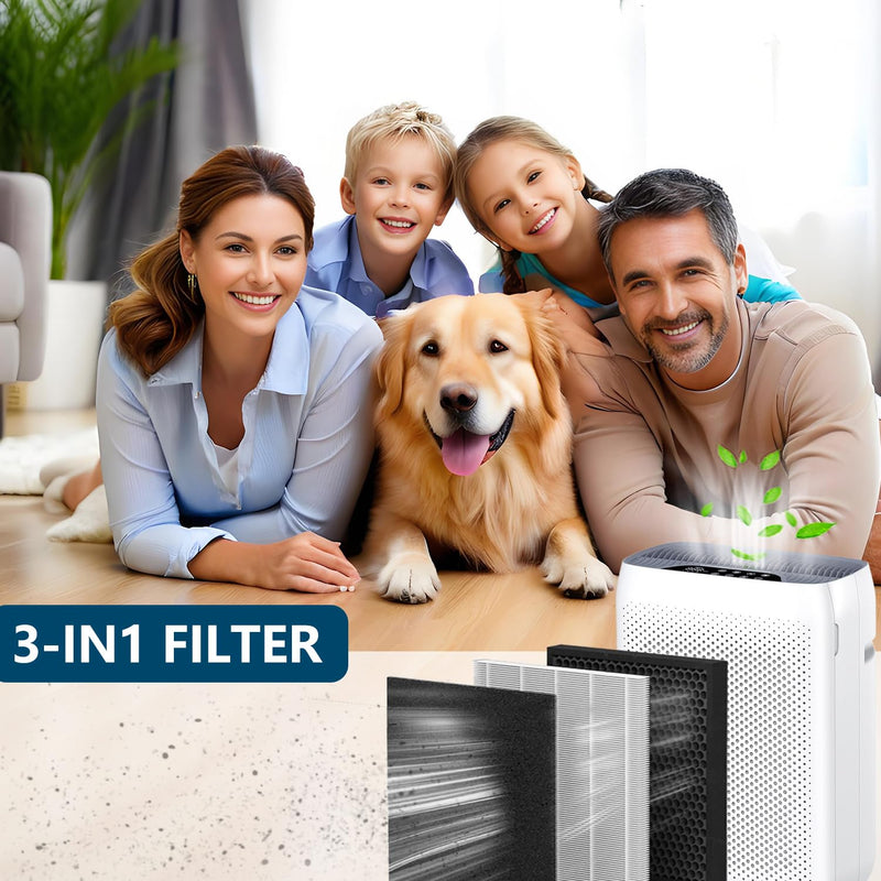 Replacement filter Compatible with VEWIOR KJ300/LUNINO K3 Air Purifier