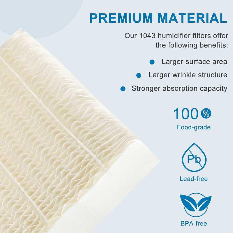 AMI PARTS 2 Pack 1043 Super Humidifier Wick Filter Replacement