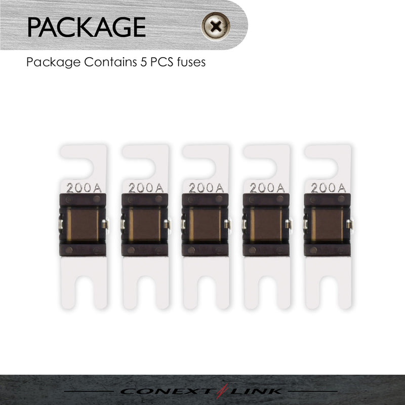 Conext Link AFS200-10 Nickel 200 Amp AFS Fuse 10 Pack （14112）