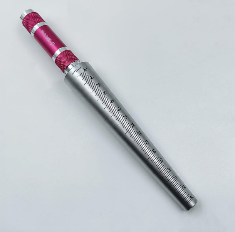 Hole Tapered Ruler, Calliper Gauge，Wide Application Taper Aperture Gauge,Round Hole Measuremen,Aperture Tester(15-30MM) 15-30MM