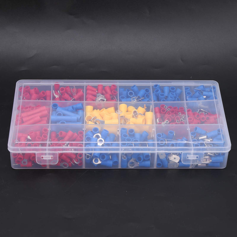 Wire Connector Kit, Crimp Terminal Kit Cold‑Pressed 520Pcs Easy to Install for Professional Use for Industry
