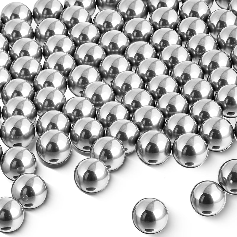 100 PCS Paint Mixing Balls, Metal Ball Stainless Steel Bearing Balls for Model Mixing and Stirring of Paint or Nail Polish Agitator (0.16"/4mm)