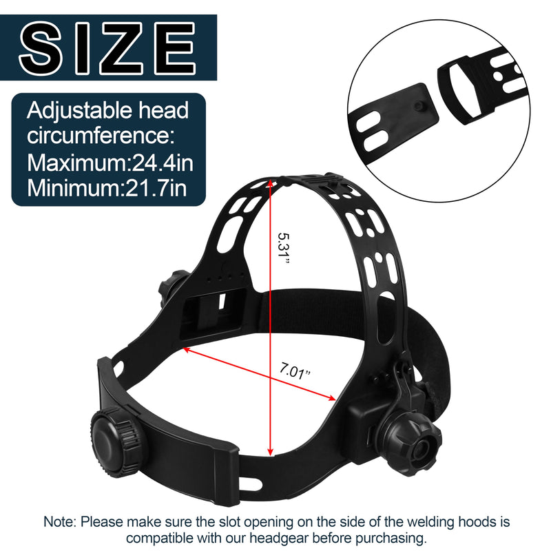 Welding Headgear Replacement for Lincoln Electric Adjustable Welding Suspension,Headgear Ratchet for VIKING 3350, 2450, 1840,1740 Series
