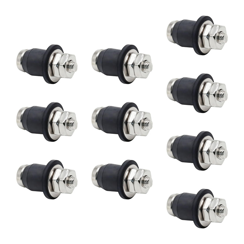 HAKATOP 10-Pack RV Water Tank Probe Sensors, Screw-in Water Level Sensors for Fresh Gray Black Water Tanks, Replacement Tank Sensors for RV Water Gauge Systems