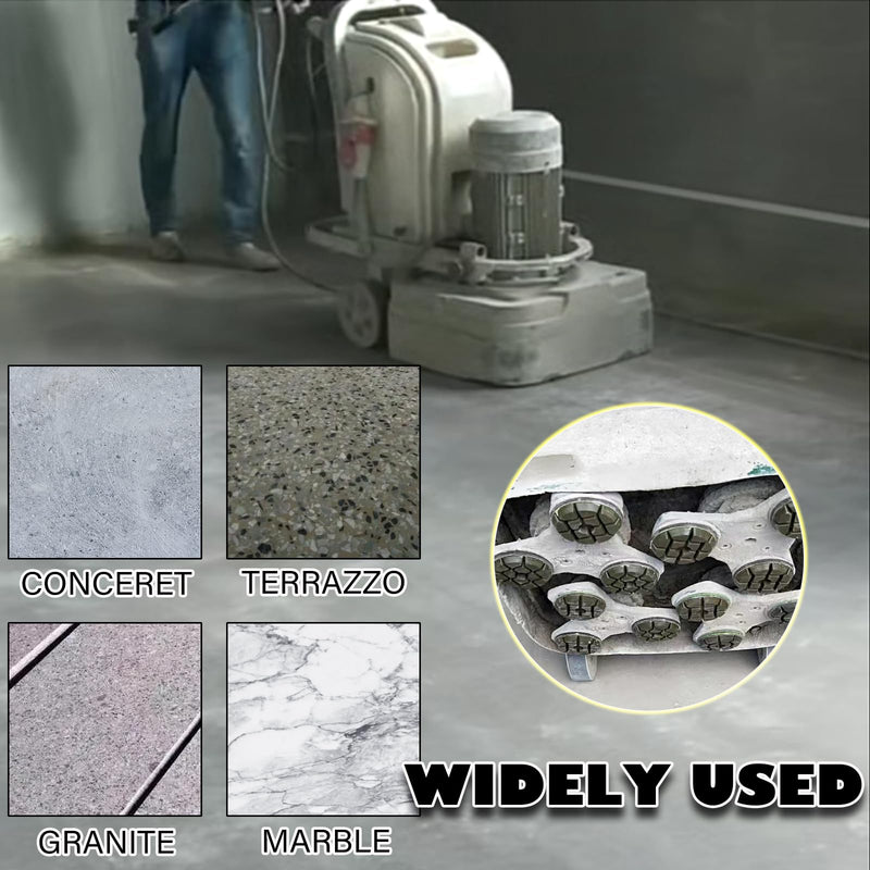 3 inch *10mm Concrete Diamond Sanding Discs,Grit 3000 Set of 3, Resin Polishing Pucks,for Concrete Cement Rerrazzo Marble Granite Floor, Grit 3000… 3000 Grit
