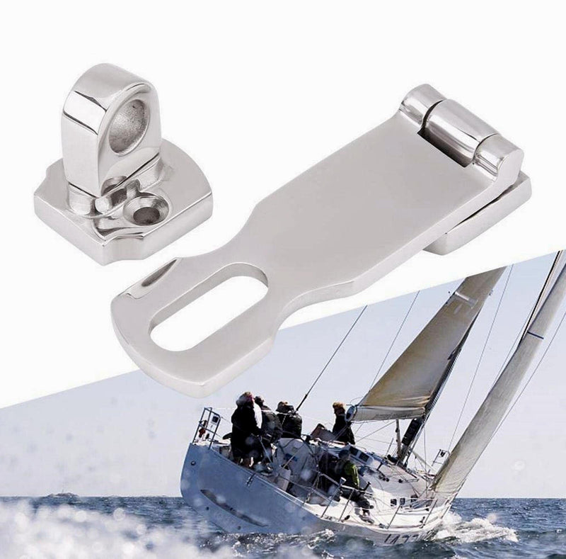 1/2/4Pack 316 Stainless Steel Boat Locker Latch Clamp Anti-Rattle Hatch Fastener，Marine Heavy Duty Boat Hatch Latch Door Latch 2