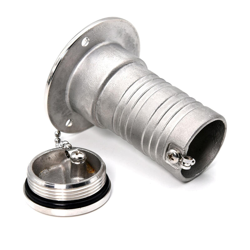 1.5" 38mm Marine Stainless steel 316 Deck Filler Fill Keyless Cap boat Hardware Accessories Socket yacht (Option: Diesel, 1.5" /38mm) Option: Diesel