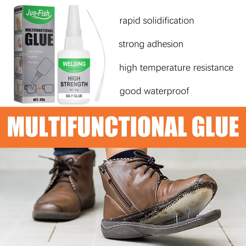 Jue Fish Glue, Welding High-Strength Oily Glue, Jue-Fish Welding High-Strength Oily Glue, Multifunctional Glue, High-Strength Oil-Based Welding Adhesive, for Plastic, Metal, Ceramics, Wood Etc (2PCS) 2PCS