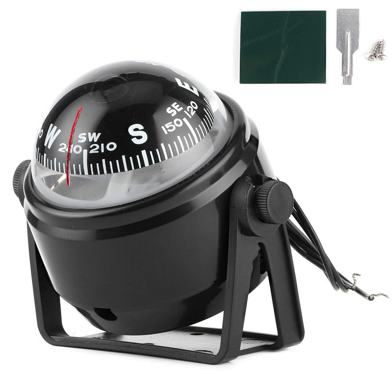 Boat Compass 12V LED Sea Dashboard Marine Electronic Digital Dash Mount Flush Boat Yacht Ship Navigation Compass ABS for Sail