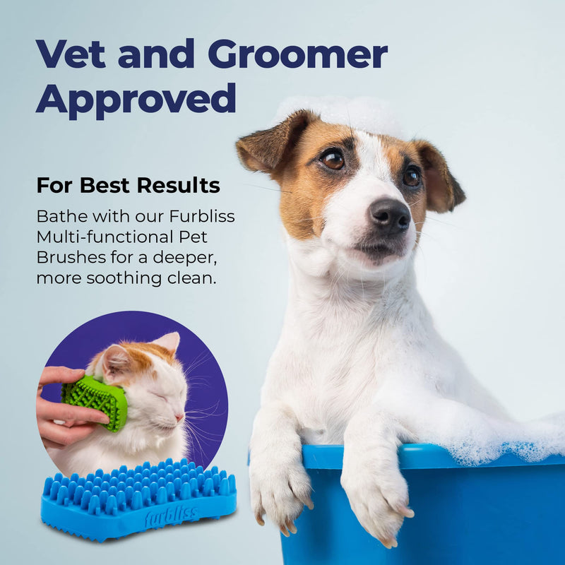 Vetnique Labs Furbliss Shampoo for Dogs with Itchy Skin, Hypoallergenic, Calming for Sensitive Skin Grooming Care Puppy Shampoo (Anti-Itch) Anti-Itch - PawsPlanet Australia