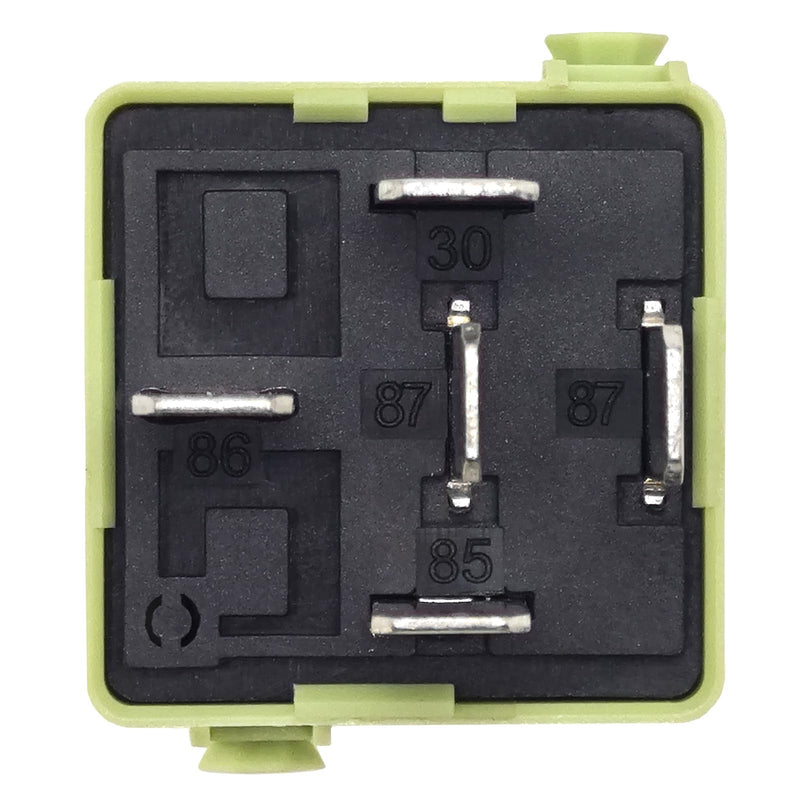 Relay V23134-K59-X312 61.36-8 373 700/01 (Pack of 2), 12VDC 5Pins Automotive Relay - Plug-in Installation - Compatible for Select BMW Car Series
