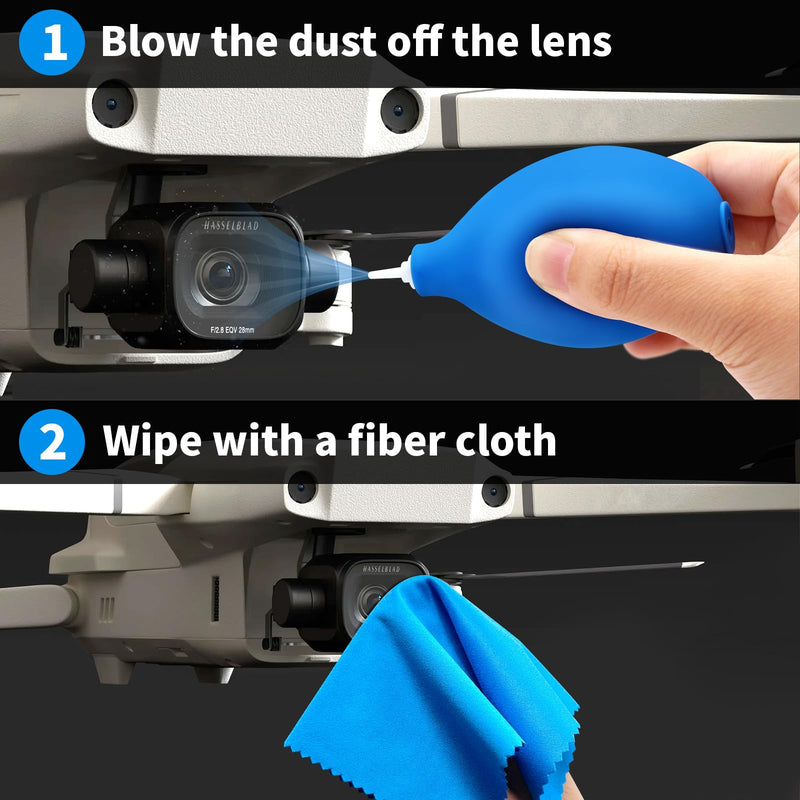Drone Cleaning Kit for DJI, Holy Stone, Scoot, FPV Drone, Hobby RC Quadcopters & Multirotors - Ultimate Solution for Drone Maintenance - Safe for All Drone Surfaces - Enhance Performance and Clarity