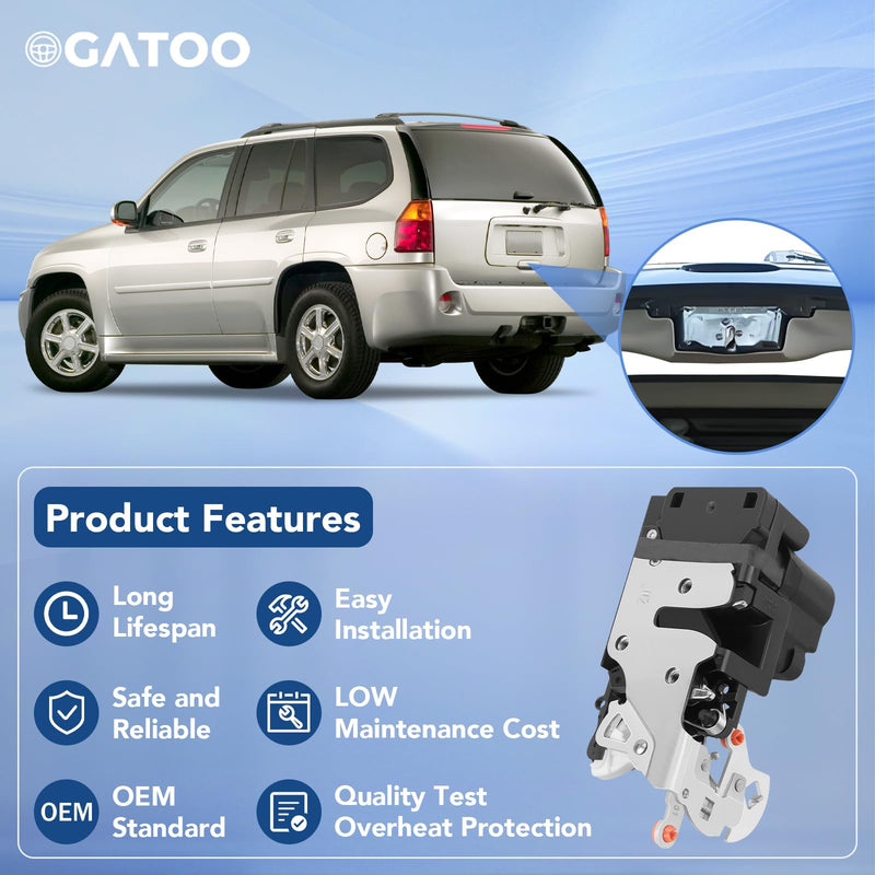 Tailgate Lock Rear Liftgate Door Actuator Hatch Trunk Latch Fit for GMC Envoy XL Chevy Trailblazer EXT Buick Rainier Isuzu Ascender Oldsmobile Bravada Saab 9-7x 2002 2003 2004 2005 2006 2007 2008 2009