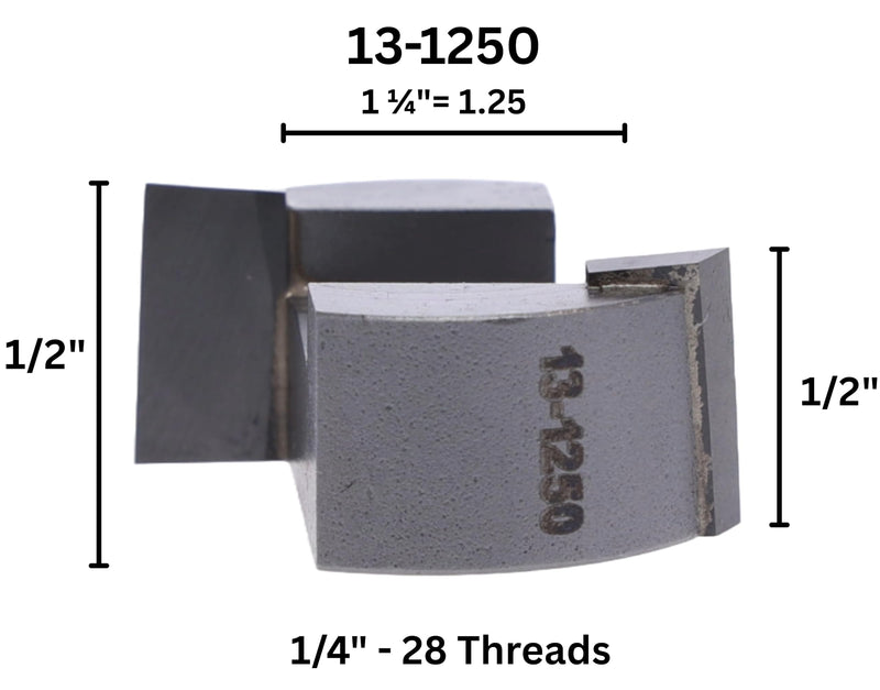 Whiteside 13-1250 Screw Type Helix Mortise Router Bit: 1-1/4 Inch Cutting Diameter, 1/2 Inch Cutting Length, Downshear Cutter Only