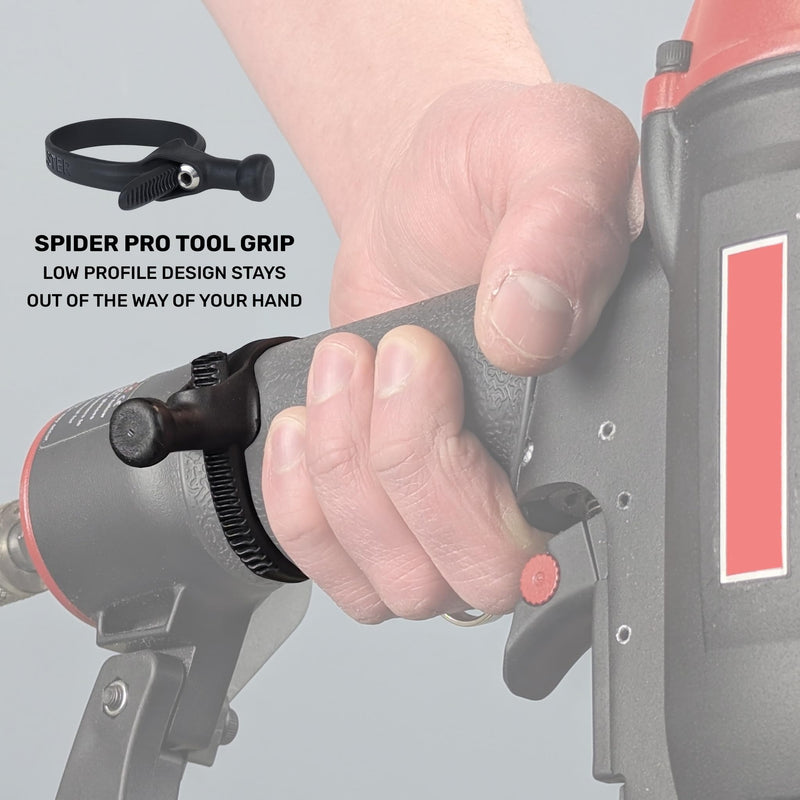 Pro Tool Grips - Pack of 3 - Universal Tool Handle add-on for use with Spider Tool Holsters - Compatible with Pneumatic Nailer, Power Drill, Impact Driver, reciprocating Saw, Flashlight,and More!