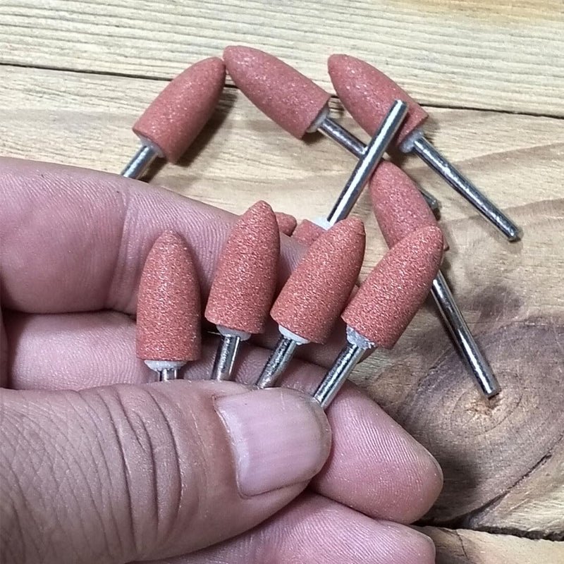 18Pcs Bullet Shape Abrasive Mounted Stone Grinding Tool for Dremel Rotary Tools