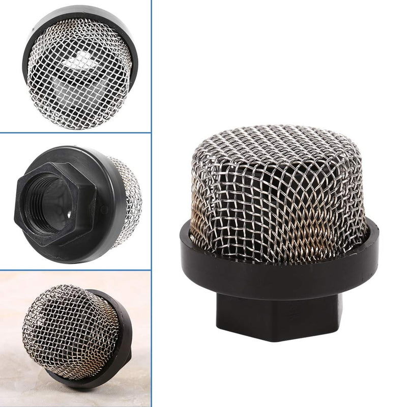 Fdit Hose Inlet Strainer Filter Inlet Suction Strainer Mesh Filter Inlet Suction Strainer Metal Suction Pipe for 390 395 495 Sprayer
