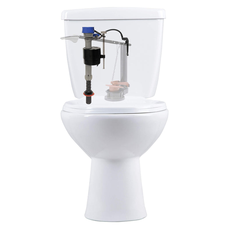 Fluidmaster 400H-5003 Performax Universal Toilet Fill Valve with Tank and Bowl Water Control 2-Pack, Blue 2- Pack