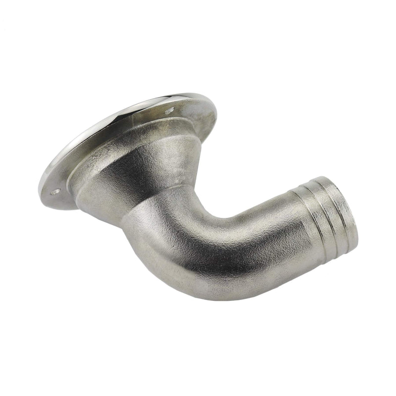 Stainless Stee 316 Marine Grade 1-1/2in(38mm) or 1-1/4in(32MM) Marine Boat Deck Drain Scupper 316 Boat Plumbing Fittings for Yacht/Boat W/fasterners for 1-1/2inch