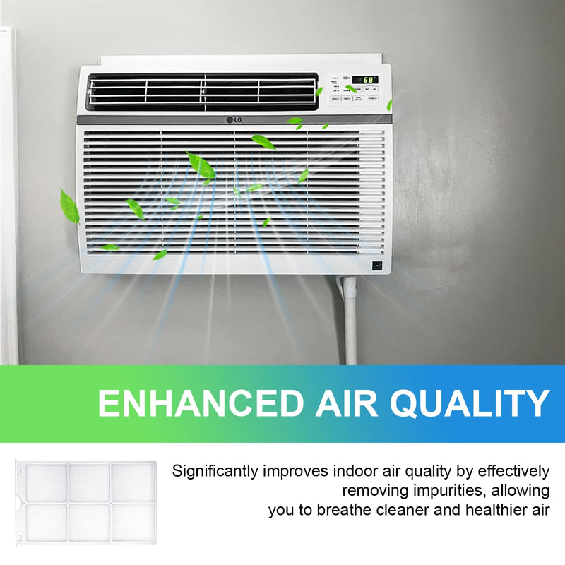 WJ85X21746 for GE Air Conditioner Filter Window AC Air Filter Replacement 2 PCS WJ85X21746 for GE Air Conditioner Filter Window AC Air Filter Replacement