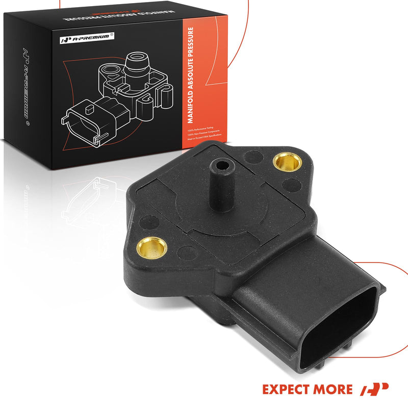 A-Premium Barometric Pressure Sensor [3 Pins] Compatible with Mazda Miata 1999-2005 1.8L, MPV 2000-2006, Replace# Z5A618211A