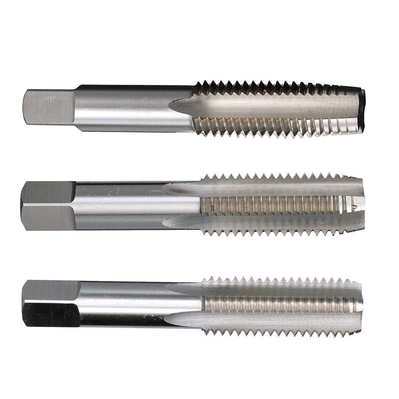 Drill America m18 x 1.5 High Speed Steel 4 Flute Hand Tap Set, DWT Series DWTS18X1.5