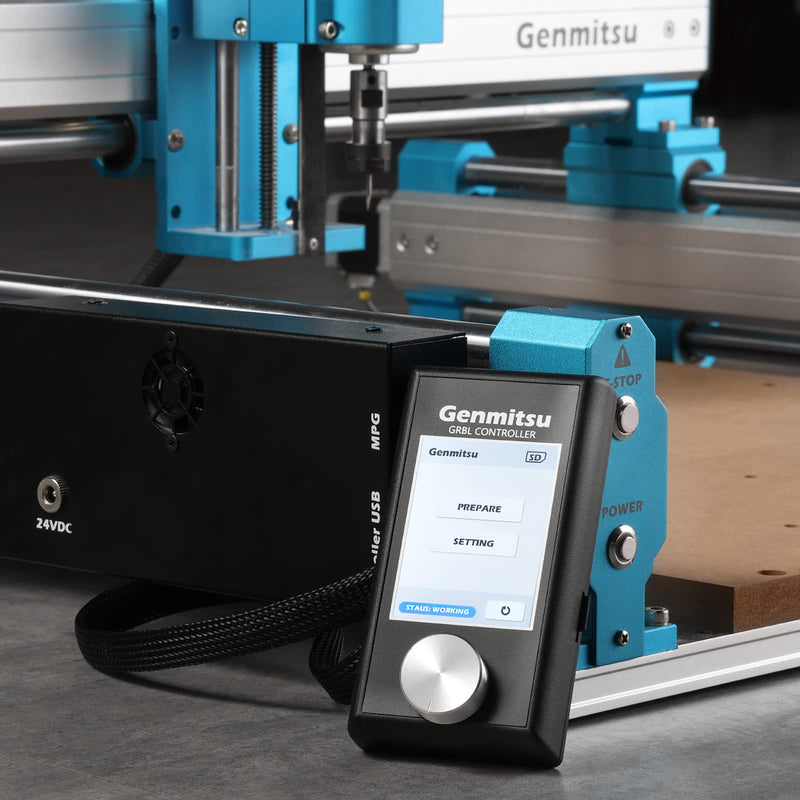 CNC Router Machine Offline Control Module, Dial Design for Offline and 4-Axis Control Genmitsu 4040-PRO, 4040 Reno For 4040-PRO/4040 Reno