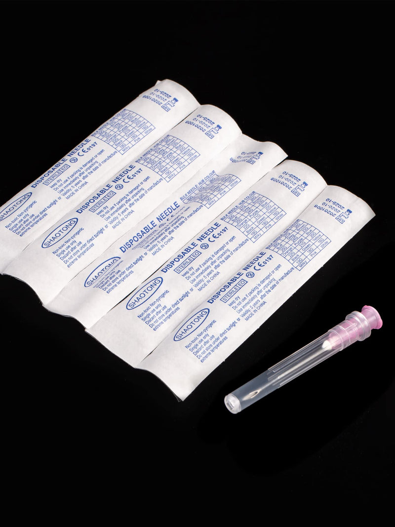 Disposable sterile needles 100Pack (18G-1.5IN) 18G-1.5IN