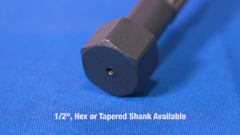 Drill America - DWRRB9/16HEX 9/16" Bridge/Construction Reamer with Hex Shank, DWR Series 9/16" Standard Length