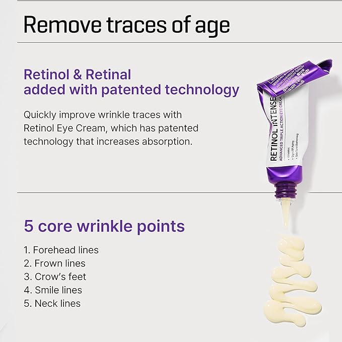 SOME BY MI Retinol Intensive Advanced Triple Action Eye Cream, 1.0 fl oz (30 ml), Eye Area, Wrinkles, Hari - NewNest Australia