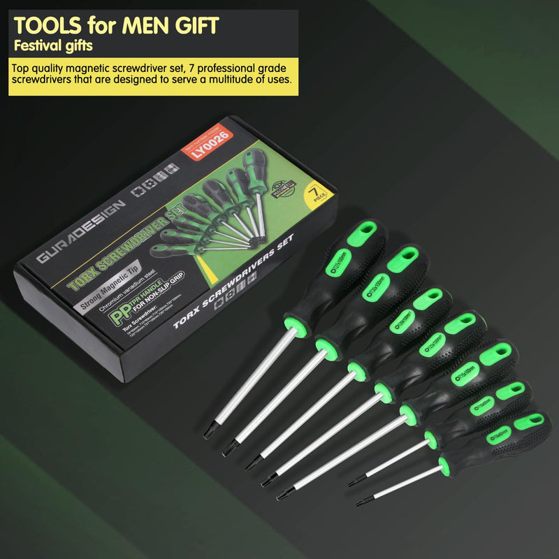 7PCS Magnetic Torx Screwdriver Set T8 to T30 Star Screwdrivers (7PCS TORX SCREWDRIVER) 7PCS TORX SCREWDRIVER