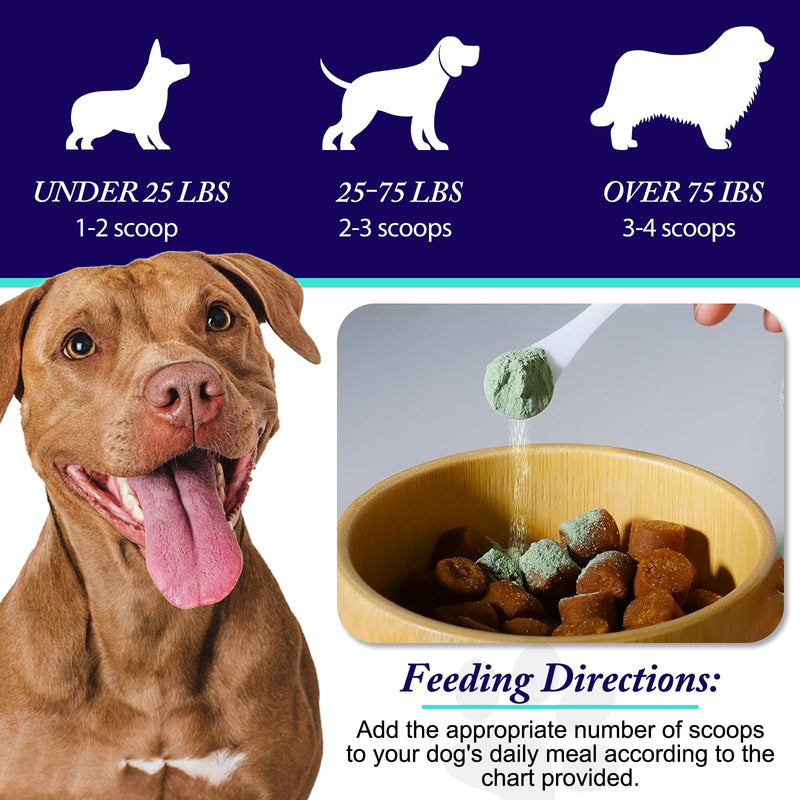 Dog Teeth Cleaning Powder - Dog Dental Powder - Dog Breath Freshener - Targets Tartar & Reduces Plaque & Bad Breath - Teeth Cleaning Made Easy Eliminate - for Small, Medium, Large Dogs (2PCS) - PawsPlanet Australia