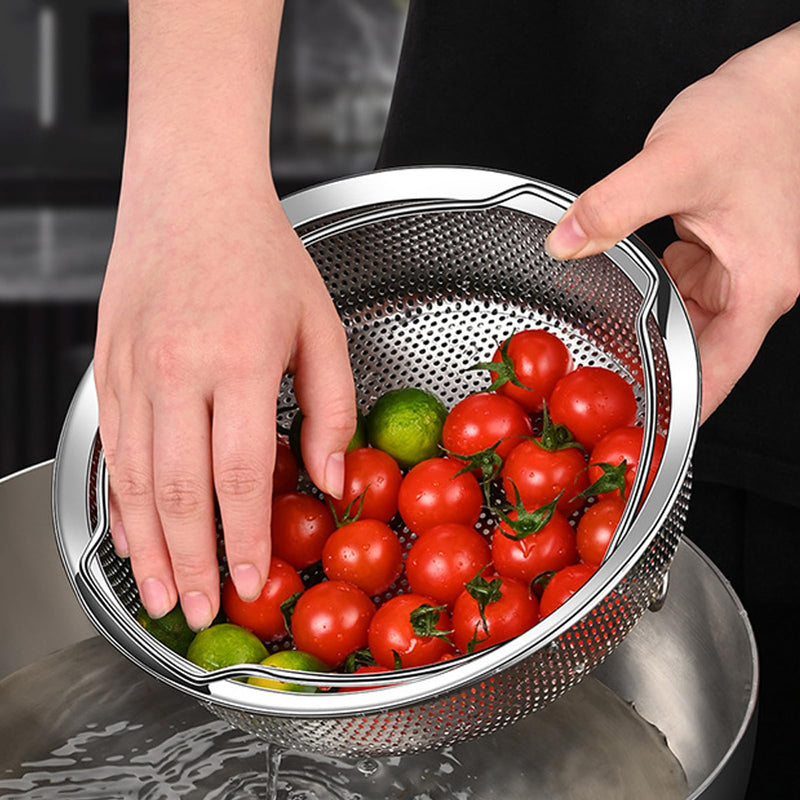 Stainless Steel Steamer Basket, Mini Sized Perforated Basket Steamer for Eggs and Small Vegetables, Compact Size Fits Most Pots, Oven and Dishwasher Safes (S) (M) M