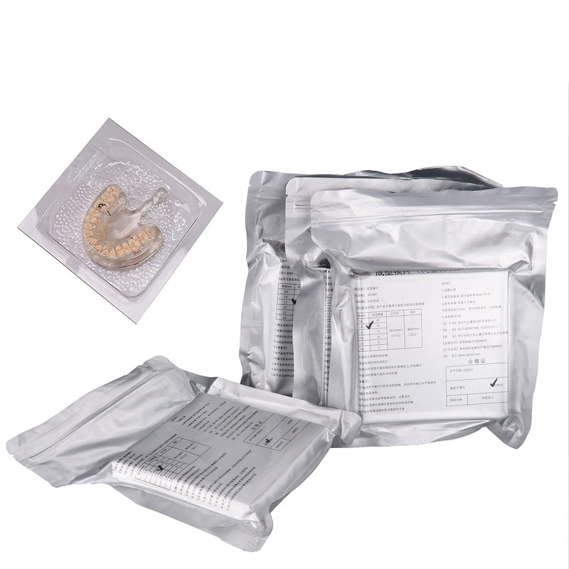 Dental Splint 1.0/1.5/2.0mm Thermoforming Material Sheet Oral Denture Model Mold Slice For Vacuum Forming Soft Hard 5''x5'' (Hard Film 1.5 15Pcs) Hard Film 1.5 15Pcs