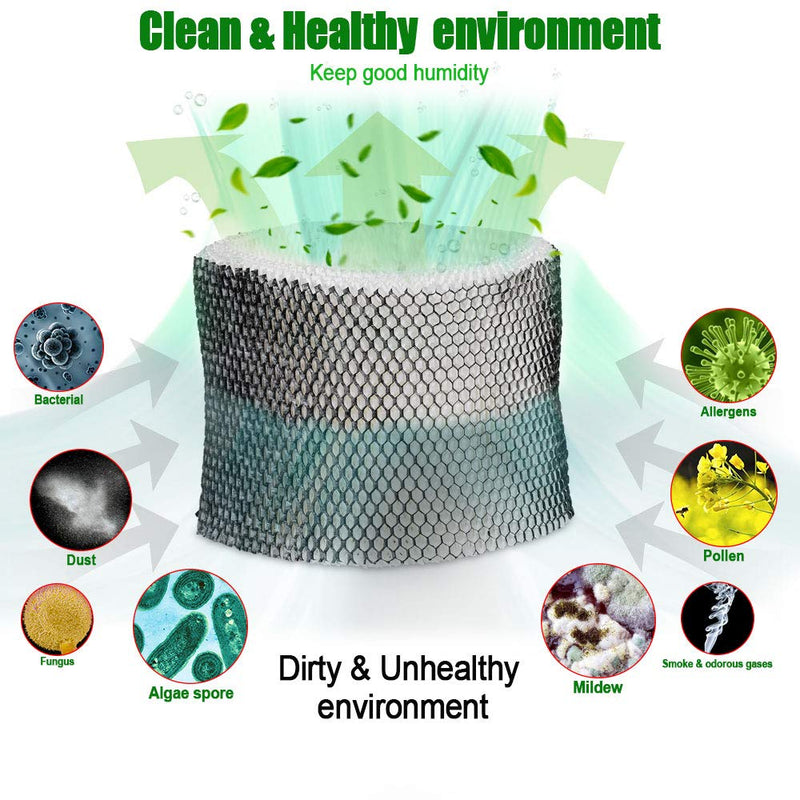 HIFROM HWF75 D Wick Humidifier Filter Compatible with Holmes HM3500, HM3501, HM3600, HM3608, HM3640, HM3641, HM3650, HM3655, HM3655BF, HM3656 Replace HWF75 HWF75CS HWF75PDQ-U - Filter D (3 Pcs) 3 Pcs