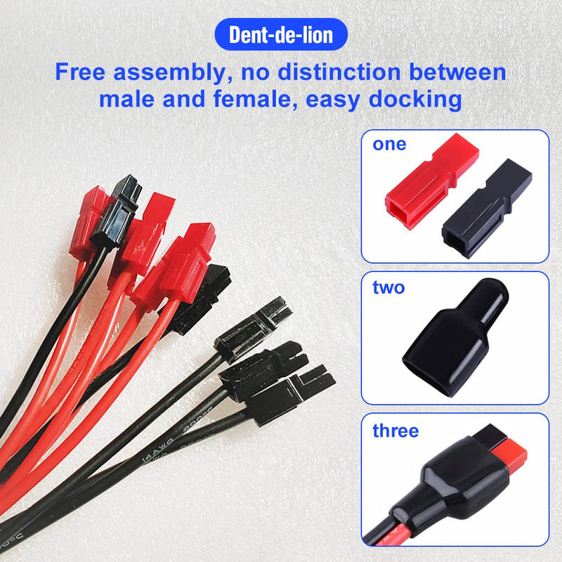 45A Quick Connect Batterie Battery Connector Modular Power Connectors Quick Disconnect 10 Pair