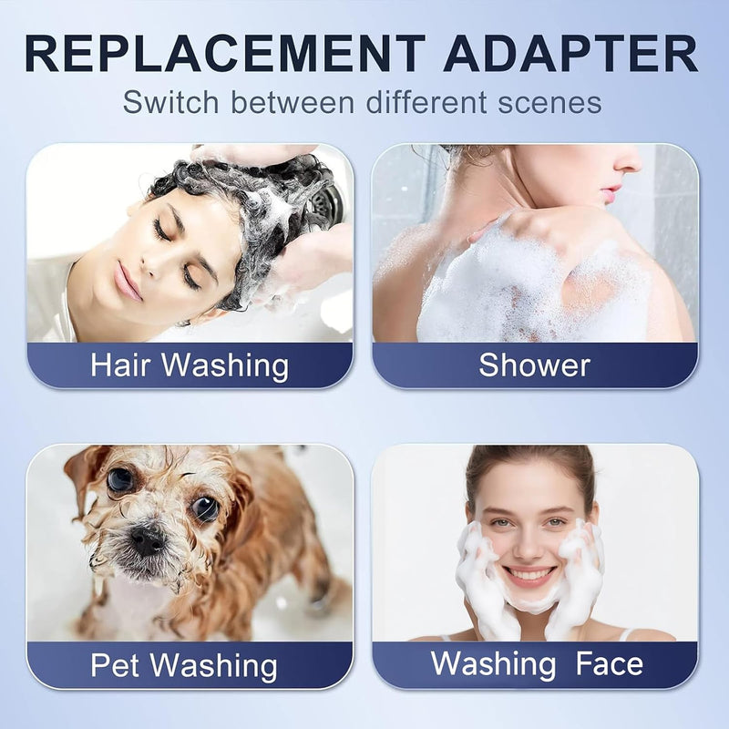 Shower Head Sink - Faucet Bathtub, Hose Sprayer Attachment with 9 Adapters, 79" Hose for Hair Washing, Pet Dog Rinse & Baby Bath, ON/OFF Extension for Tub Faucet, Utility Sink, Laundryroom, Garden | 79" Hose for Hair Washing - NewNest Australia
