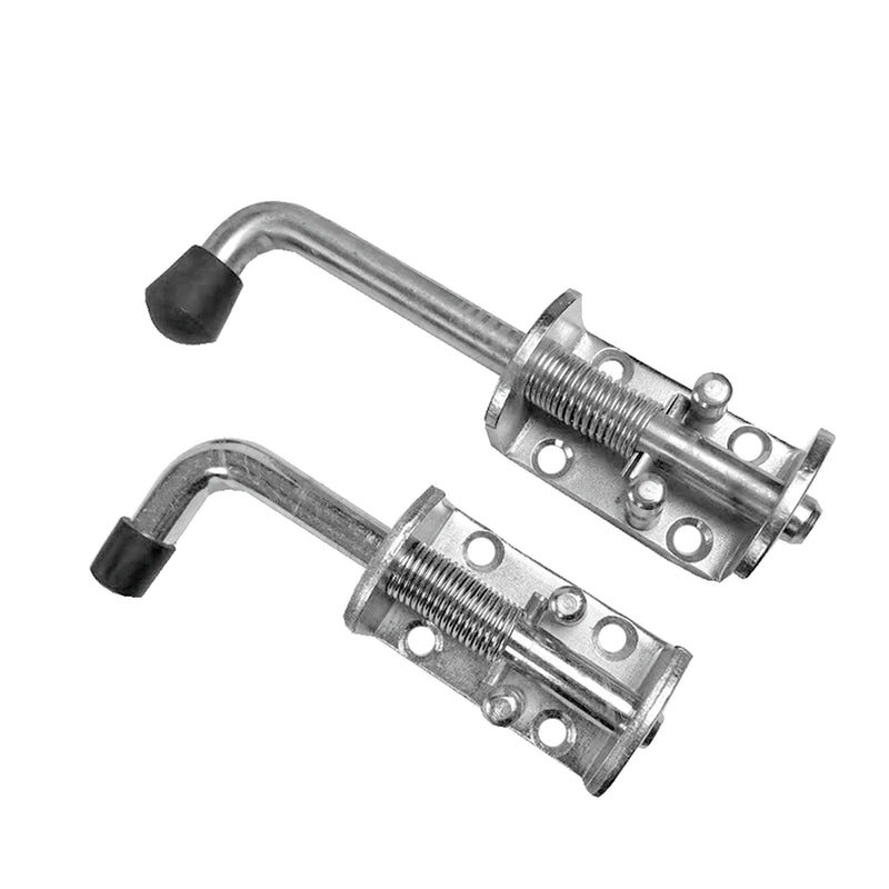 1PCS Spring Loaded Latch,Stainless Steel 304 Security Barrel Bolt Latch Trailer Gate Pin Lock Heavy Duty Tone Spring Latches Door Cabinet Hing (Length:135mm) length:135mm