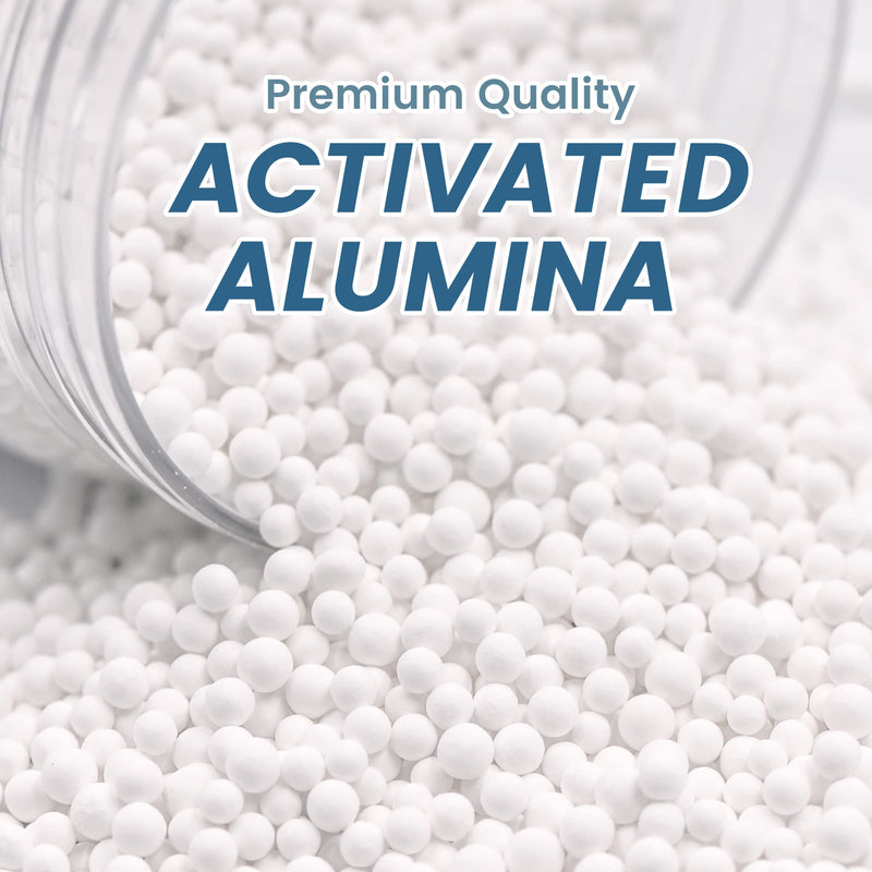 Wisesorb 2 LBS Activated Alumina, Alumina Desiccant, Reusable Desiccant Dehumidifier with 20pcs Resealable Nonwoven Zip Bags