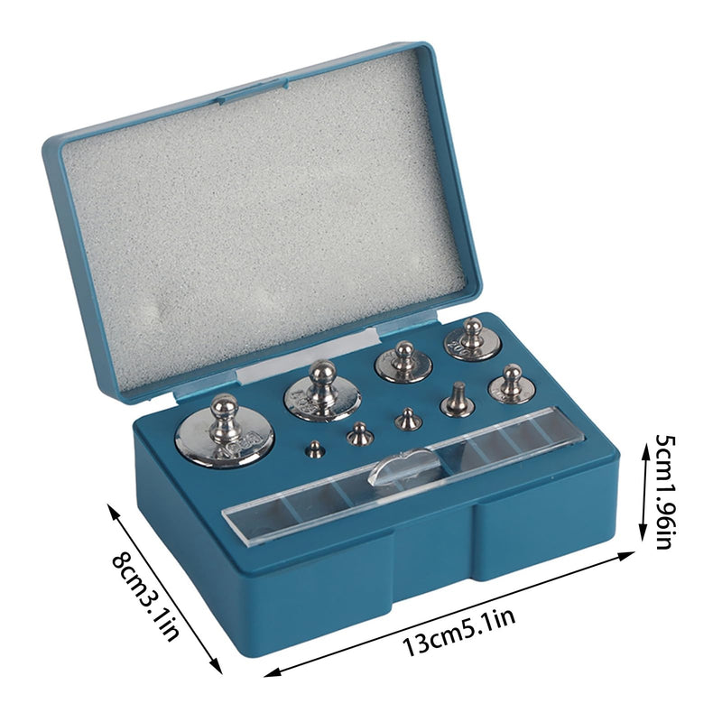Garosa Scale Weights Set 17Pcs Precision Calibration Weight Set 100g 50g 20g 10g 5g 2g 1g 500mg 200mg 100mg 50mg 20mg 10mg Calibration Weights