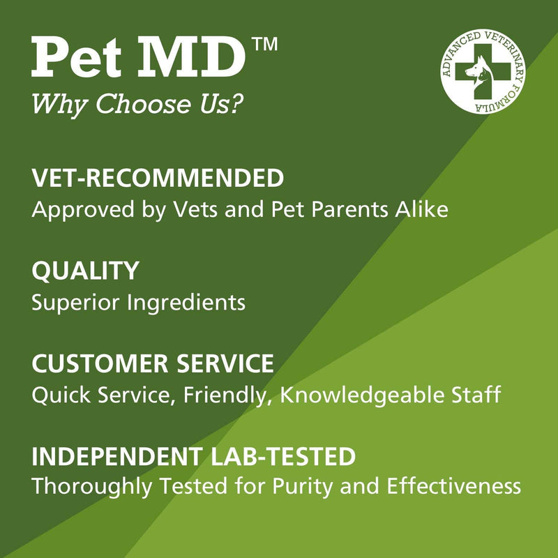 Pet MD - Dog Ear Cleaner Wipes - Otic Cleanser for Dogs to Stop Ear Itching, and Infections with Aloe and Eucalyptus - 100 Count - PawsPlanet Australia