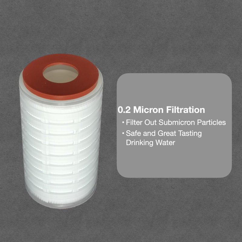 Replacement Filter 3 Pack, 5 Inch with 0.2 Micron Filtration